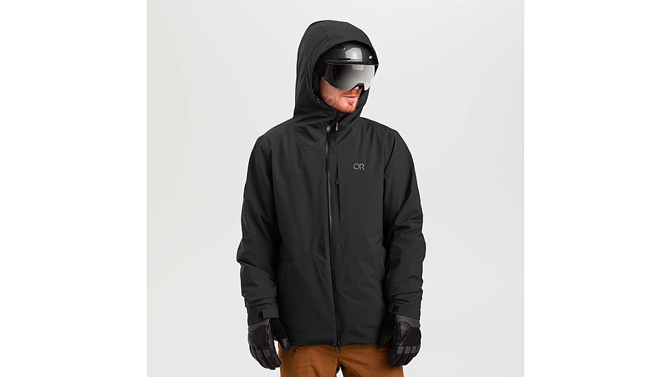 Outdoor Research Snowcrew Jacket - Mens, Black, Small, 2831900001006