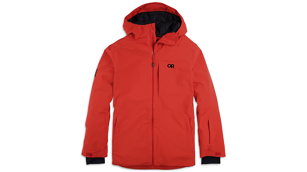 Outdoor Research Snowcrew Jacket - Mens, Cranberry, Small, 2831900420-S