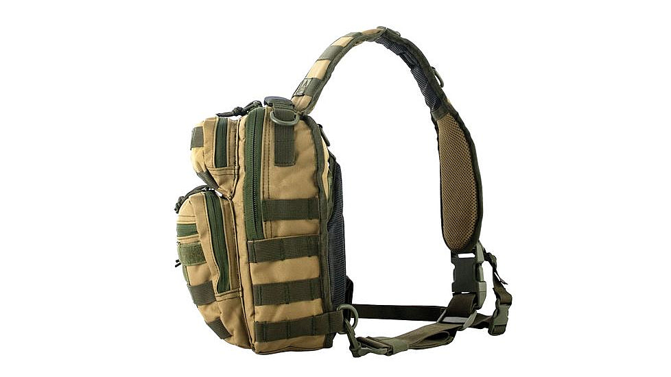 Red Rock Outdoor Gear Rover Sling Pack, Coyote w/Olive Drab Webbing, 80129COD