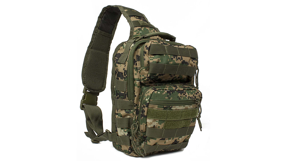 Red Rock Outdoor Gear Rover Sling Pack, Woodland Digital, 80129WDD