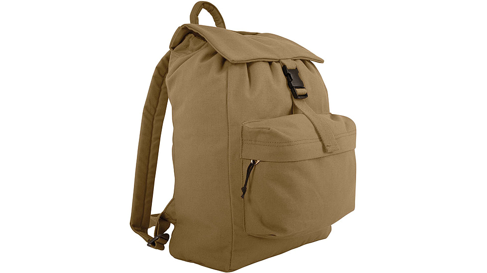 Rothco Canvas Daypack, Coyote Brown, 23690-CoyoteBrown