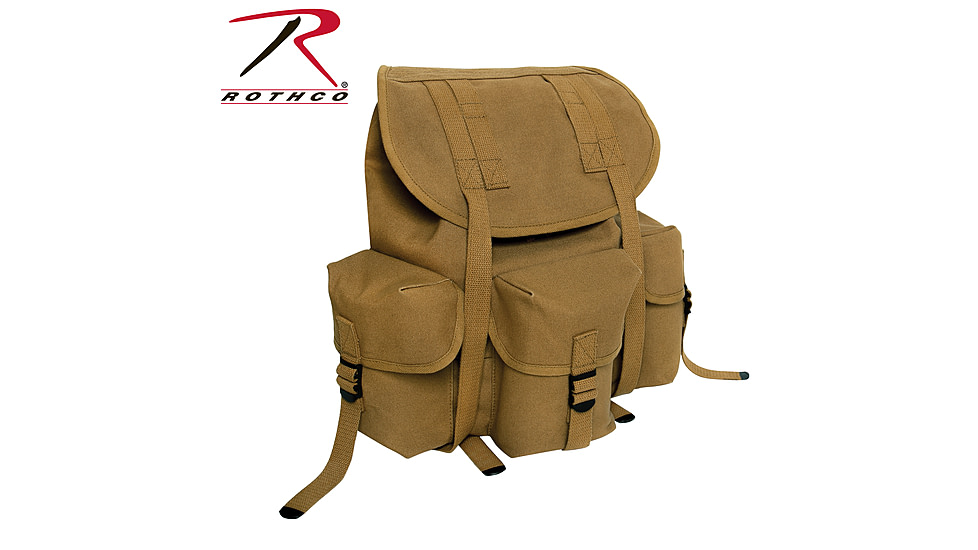 Rothco G.I. Type Heavyweight Mini Alice Pack, Coyote Brown, 2898-CoyoteBrown