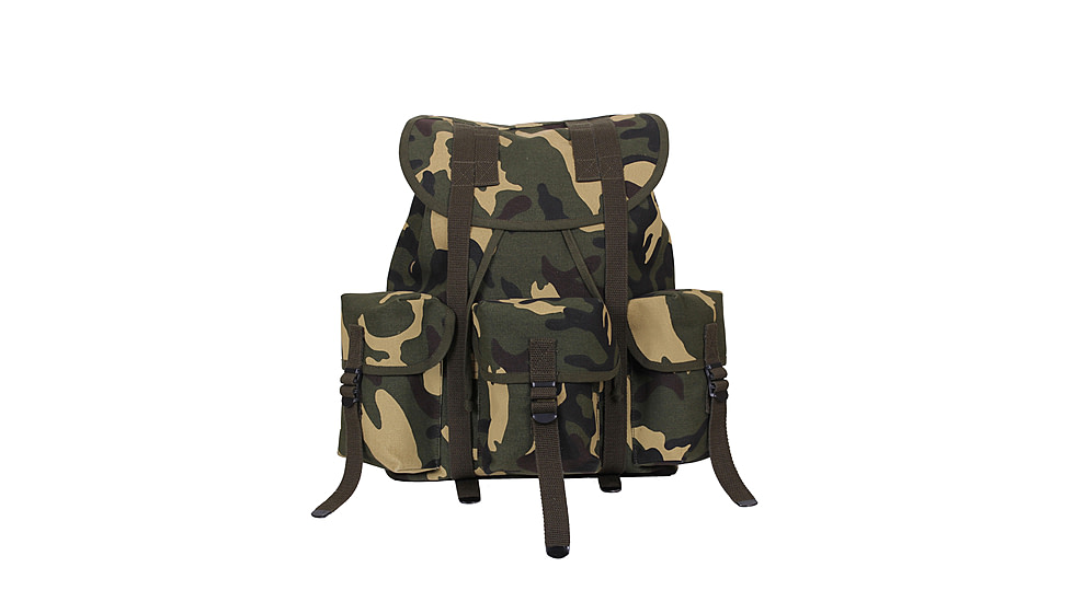 Rothco G.I. Type Heavyweight Mini Alice Pack, Woodland Camo, 2897-WoodlandCamo