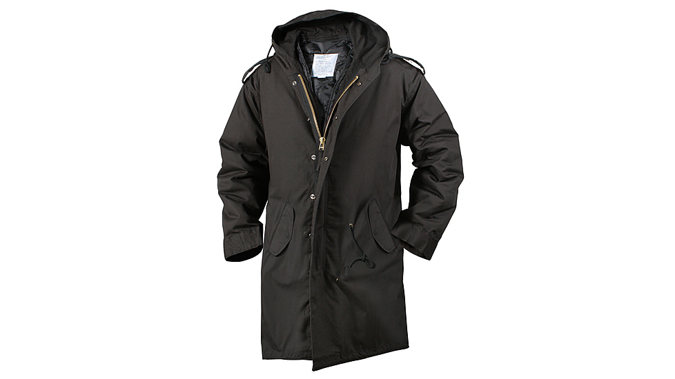 Rothco M-51 Fishtail Parka, Black, Small, 9464-Black-S