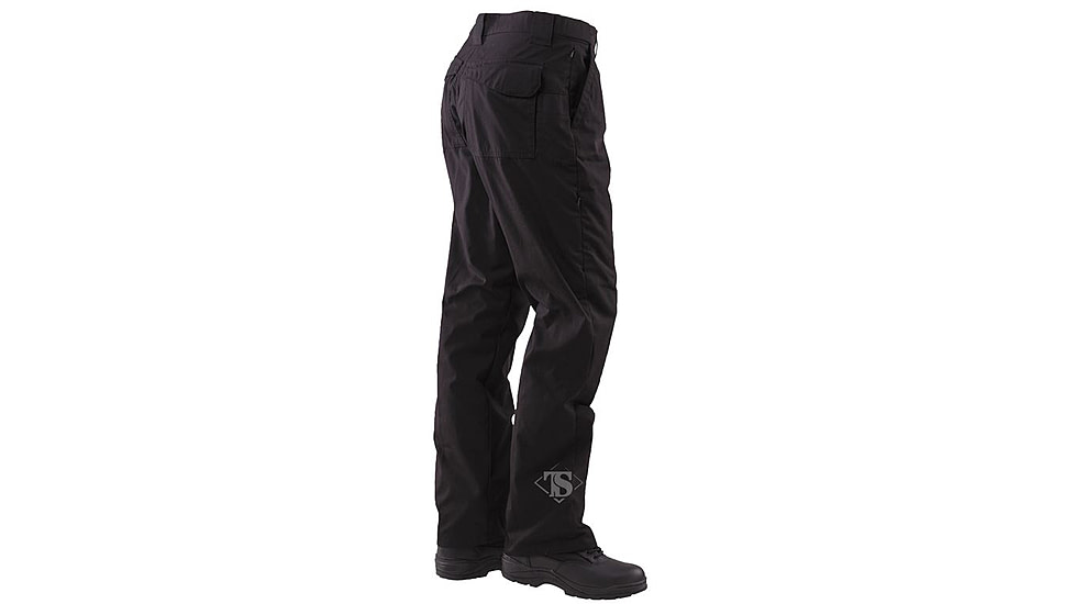 Tru-Spec 24-7 Men's Classic Pants, Teflon, PolyCotton RipStop, Black, 28x32 1186002