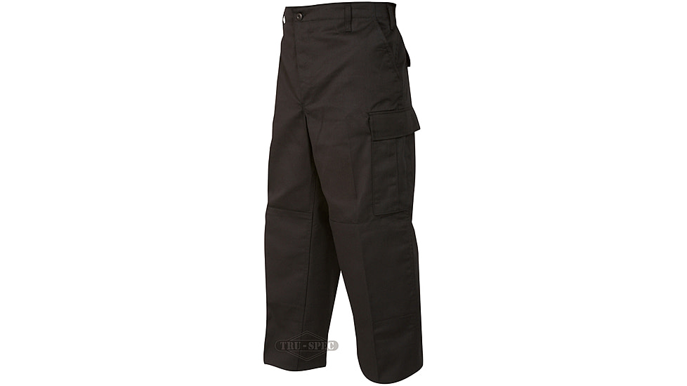 TRU-SPEC BDU 60/40 Co/Poly Twill Pants - Men's, Black, Medium, Regular, 1732004