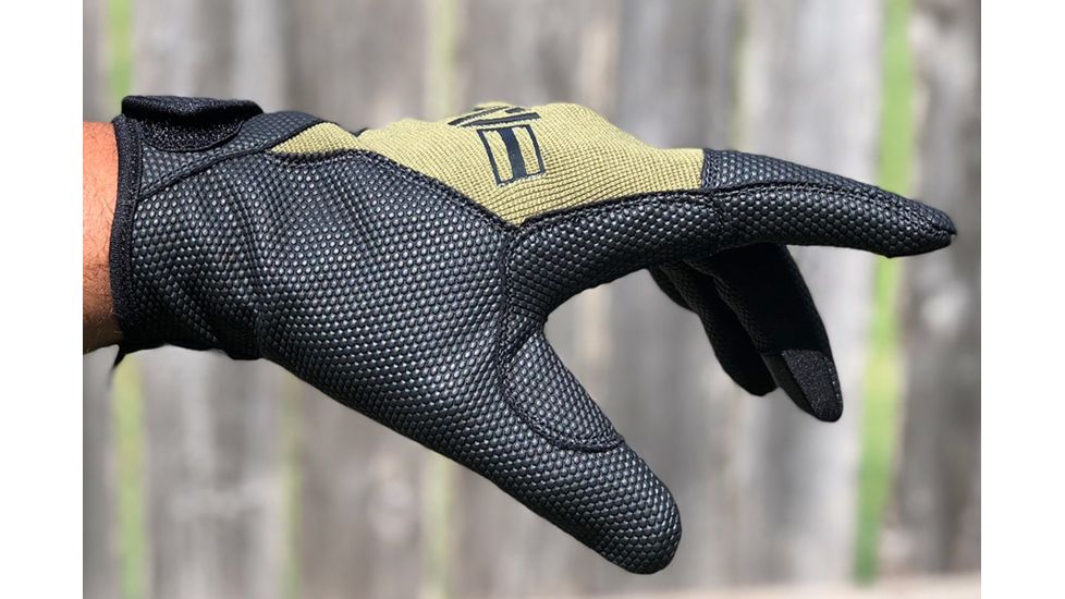 A7 Defense Viper Lightweight Tactical Gloves, Green, Large A7VTGL