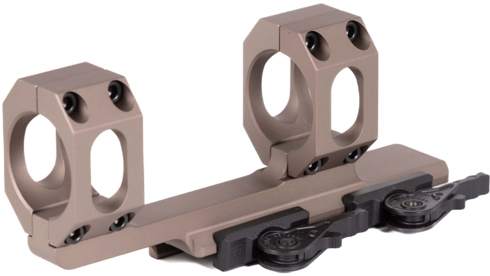 American Defense Manufacturing Dual Ring Scope Mount w/ a 2in Offset, 20MOA, 35mm Rings, Flat Dark Earth, AD-RECON-20 MOA 35 STD FDE-TL