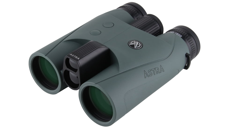 Astra Optix HBX1600B Laser 10x42mm Rangefinder Binoculars, Green/Black, HBX1600B