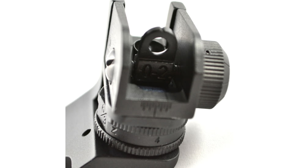 AT3 Tactical AR-15 45 Degree Offset Back Up Mounted Iron Sight, Rapid Transition BUIS, IS-02