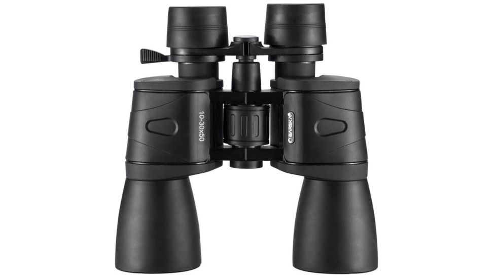 Barska 10-30x50 Gladiator Zoom Ruby Lens Porro BK-7 Prism Binoculars, Black - Box Pack AB10168