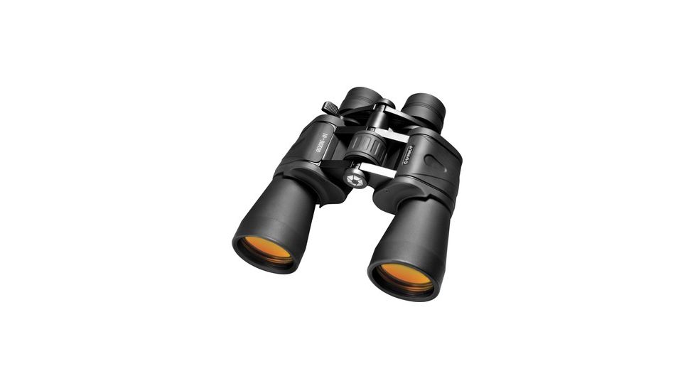 Barska 10-30x50 Gladiator Zoom Ruby Lens Porro BK-7 Prism Binoculars, Black - Clam Pack AB10168