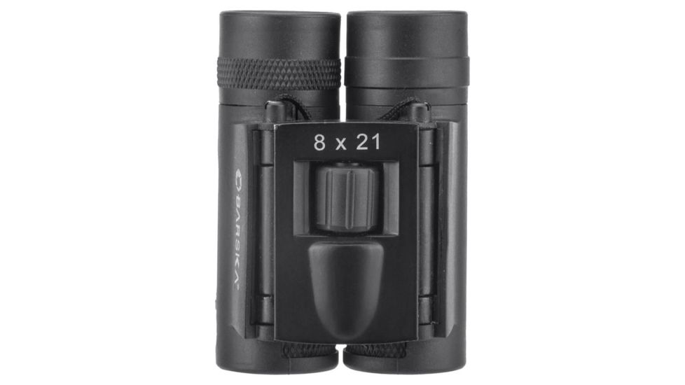 Barska Lucid View Compact 8x21mm Roof Prism Binoculars, Black, Small, AB13273