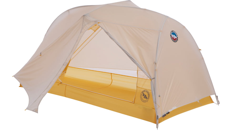 Big Agnes Tiger Wall UL1 Solution Dye Tent, Gray/Yellow, TTWUL121