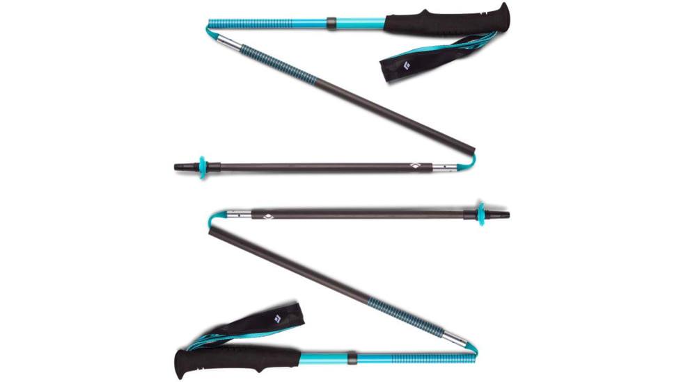 Black Diamond Distance Carbon Z Poles - Womens, Dark Patina, 115 cm, BD11253640501151