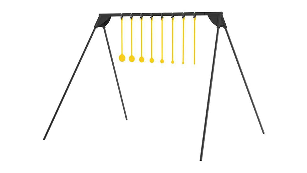 Caldwell AR500 Rimfire Kyl Challenge Target Kit w/Stand, Black/Yellow, 4002310