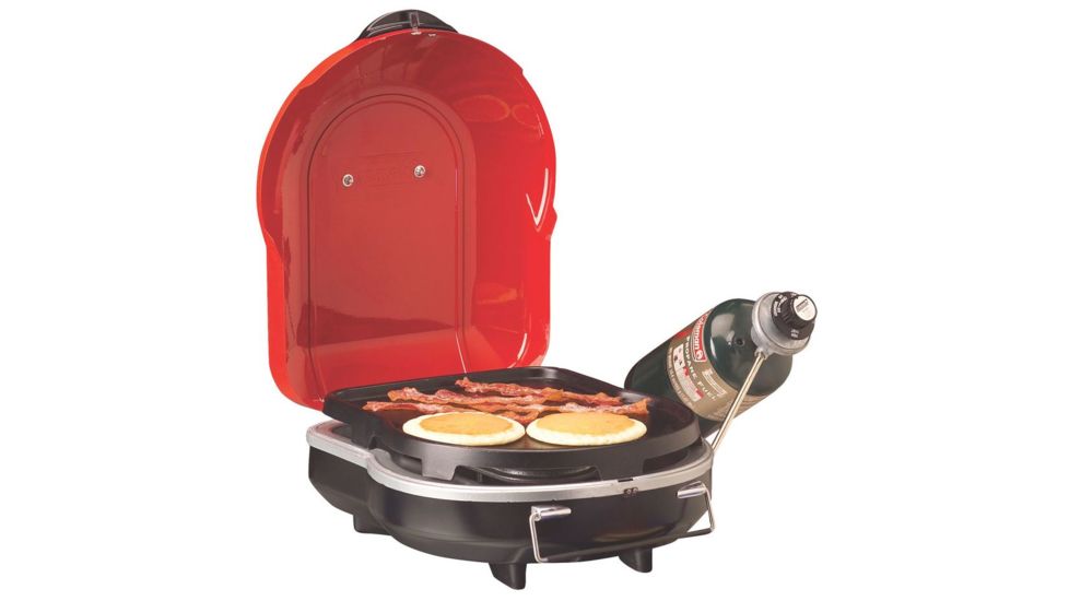 Coleman EI Fold N Go 1-Burner Propane Grill, Red 2000020932