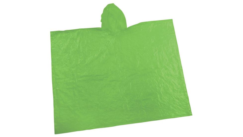 Coleman Emergency Hooded Poncho, One Size, 50.5 in X 40 in 2000016488