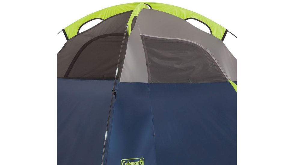 Coleman Sundome 3-Person Tent w/ Rainfly, Navy/Grey, 7x7ft, 2000036414