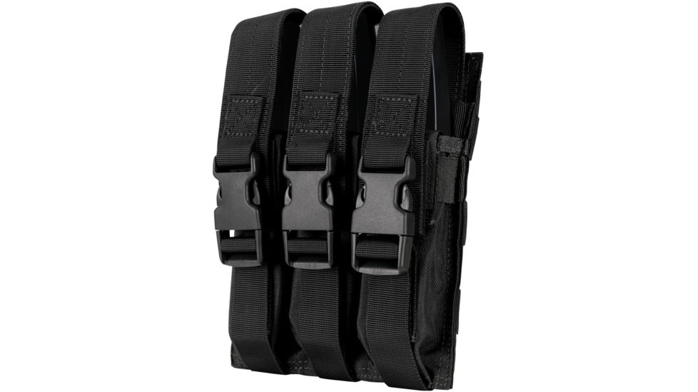 Condor Outdoor Triple MP5 Mag Pouch, Black, MA37-002