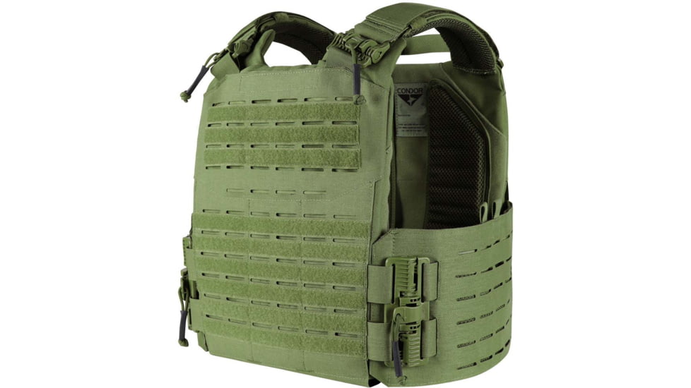 Condor Outdoor Vanquish RS Plate Carrier, Olive Drab, Large/Extra Large, 201216-001-L