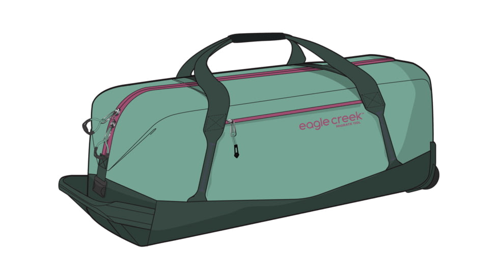 Eagle Creek Migrate Wheeled Duffel Bag, Willow Green, 110L, EC0A5EKK064