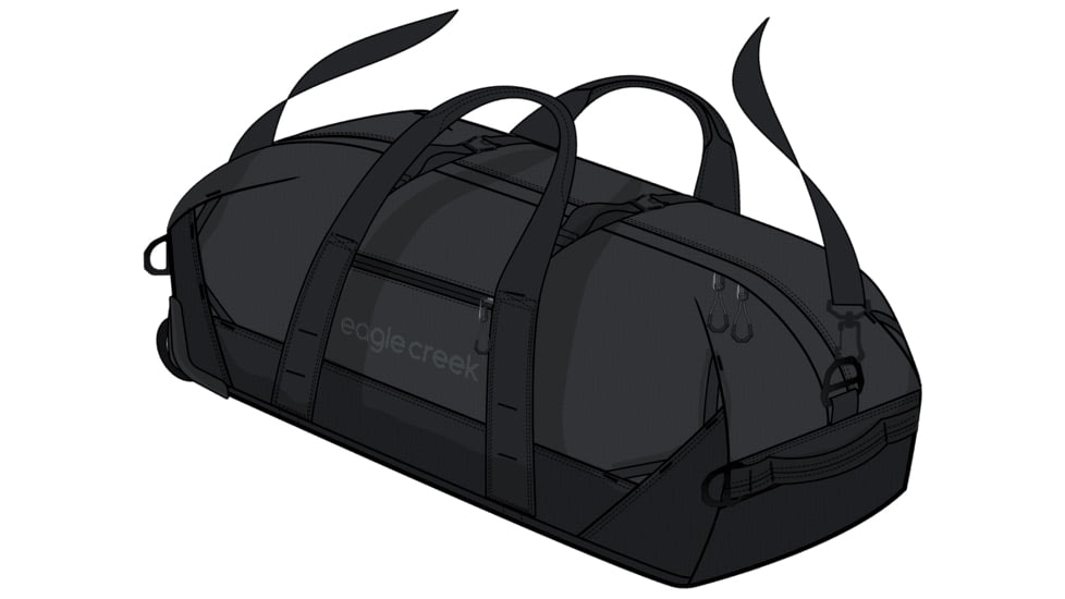 Eagle Creek No Matter What Rolling Duffel, Black, 110L, EC020404010