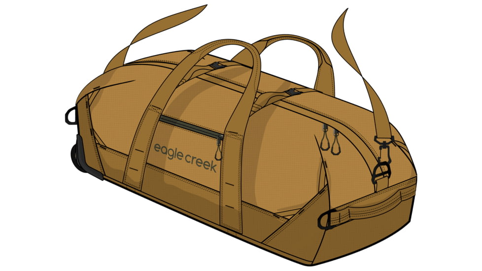 Eagle Creek No Matter What Rolling Duffel, Safari Brown, 110L, EC020404210