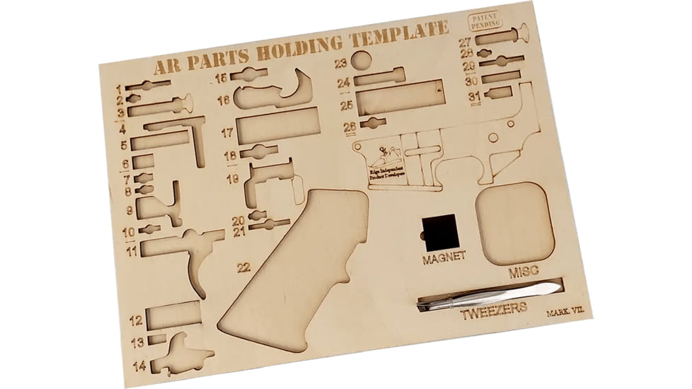 Edge Independent Product Developers Ar-Builder Board, Wood, 12.5inX9.5inX0.5in, AR-BUILDER BOARD