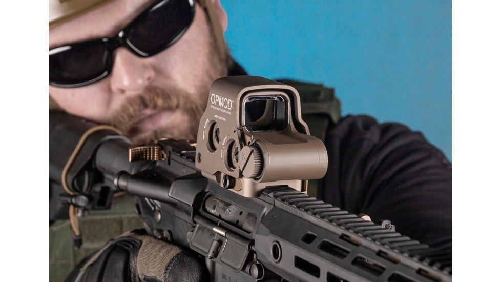 EOTech OPMOD EXPS 3 Holographic Reflex Red Dot Sight, 1 MOA Dot Reticle, Tan, EXPS3-4 TAN OP