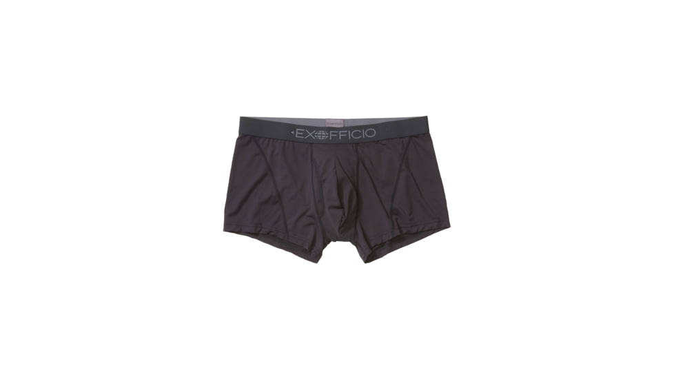 ExOfficio Give-N-Go 2.0 3in Sport Boxer Brief - Mens, Black/Black, 2XL, 12413447-9141-2XL