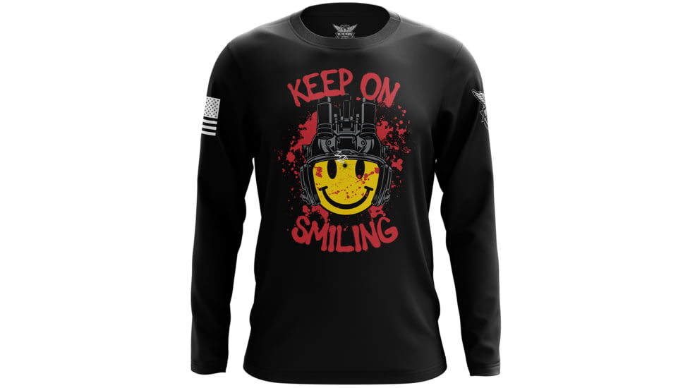 We the People Holsters Tactical Smiley Face Long Sleeve Shirt 3A19683F, 6911692669026