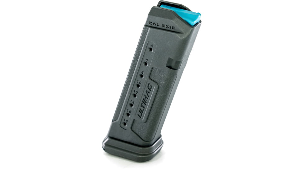 FAB Defense ULTIMAG Glock 17 Polymer Magazine, 18 Round, Black, fx-umagg17b