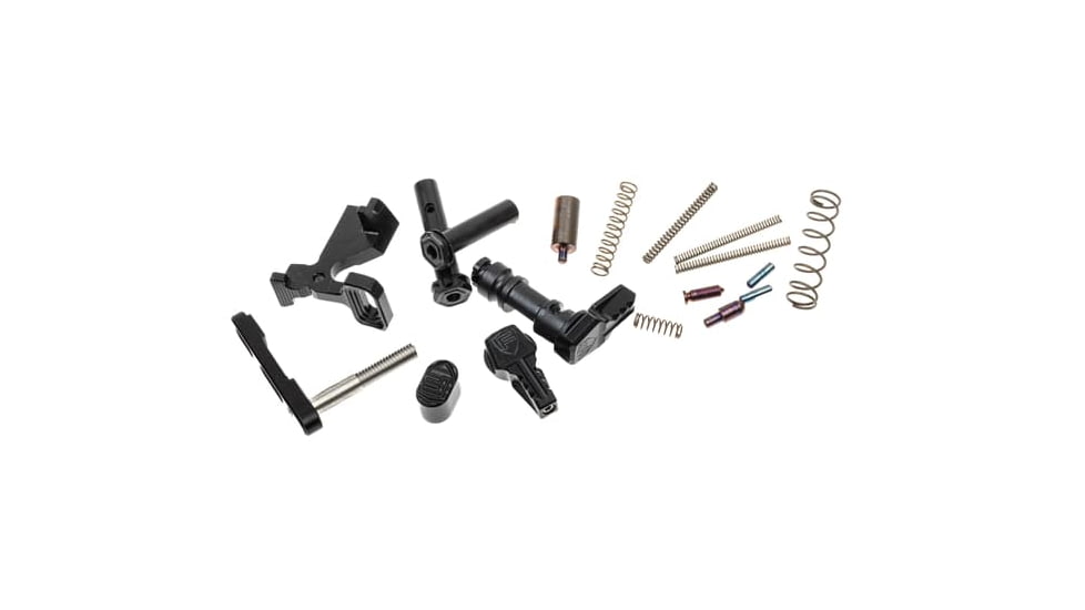 Fortis Manufacturing Fortis Enhanced Lower Parts Kit for AR-15, Black, ENH-LPK-AR15