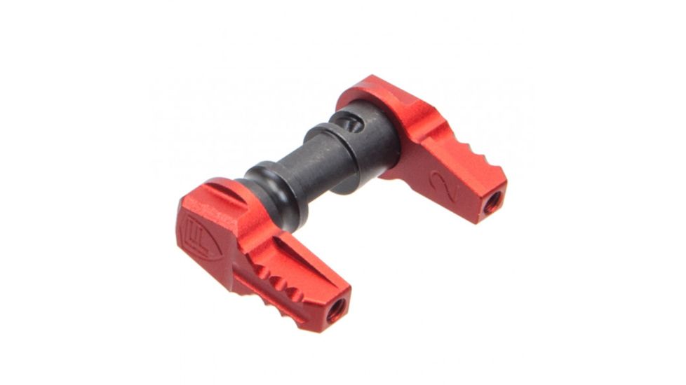 Fortis Manufacturing SS FIFTY 50/90 Degree AR Safety Selector, Red, SS-50-RED