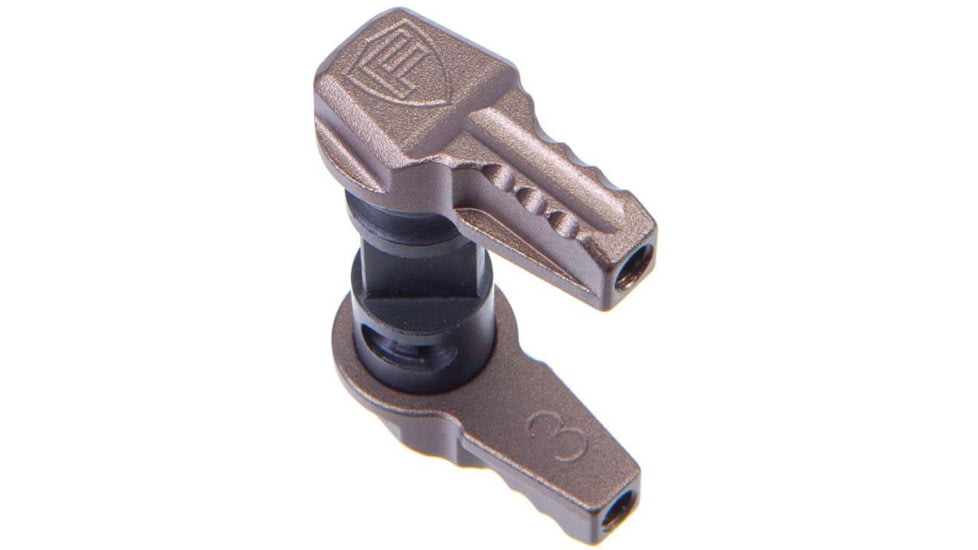 Fortis Manufacturing SS FIFTY Safety Selector, 50 &amp; 90 Degree, FDE, Small, SS-50-FDE