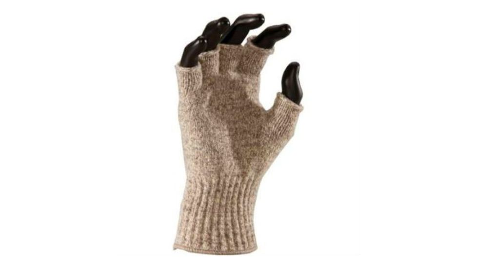 Fox River Mid-Weight Fingerless Glove, Medium, Brown Tweed, Brown Tweed, Medium, 85% Wool, 15% Nylon, 2% Spande, 1 Year Manufacturer Warranty, FOX-9491-06120-M