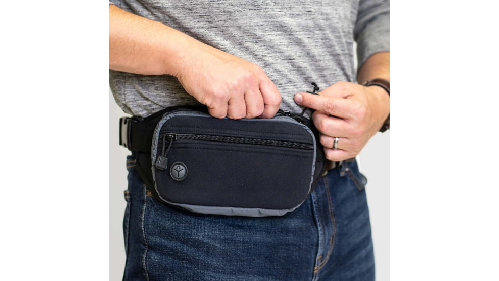 Galco Fastrax Pac Waistpack, Subcompact, Gray/Black, FTPGBS