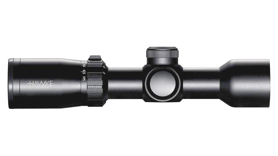 Hawke Sport Optics 1in 1.5-5x32 Vari-Speed SR Red/Green Illumination Cross Bow Scope, Black 12221