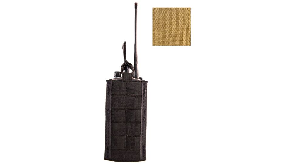 High Speed Gear Duty Multi-Access Comm Taco U-Mount Radio Holder, Coyote Brown, 41MAC0CB