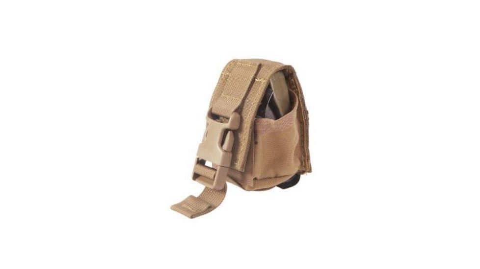 High Speed Gear HSGI Frag Grenade MOLLE Pouch, Coyote Brown, 12FG00CB