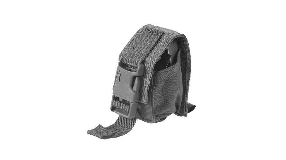 High Speed Gear HSGI Frag Grenade MOLLE Pouch, Wolf Gray, 12FG00WG