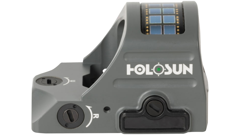 Holosun OPMOD HS507C-GR-X2 Reflex Red Dot Sight, Green 2 MOA Dot and 32 MOA Circle, Wolf Gray, HE507C-GR-X2 WG