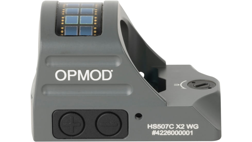 Holosun OPMOD HS507C-X2 Reflex Red Dot Sight, Red 2 MOA Dot and 32 MOA Circle, Wolf Gray, HS507C-X2 WG