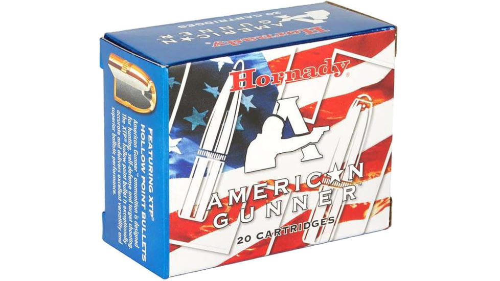 Hornady American Gunner, 10mm Auto, 155 Grain, XTP Centerfire, Pistol Ammo, 20 Rounds, 91224-25RD