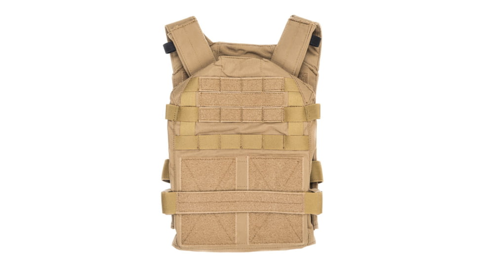 HRT Tactical Gear RAC Plate Carrier, Coyote Brown, 10x12, HRT-RAC001-LE-CB