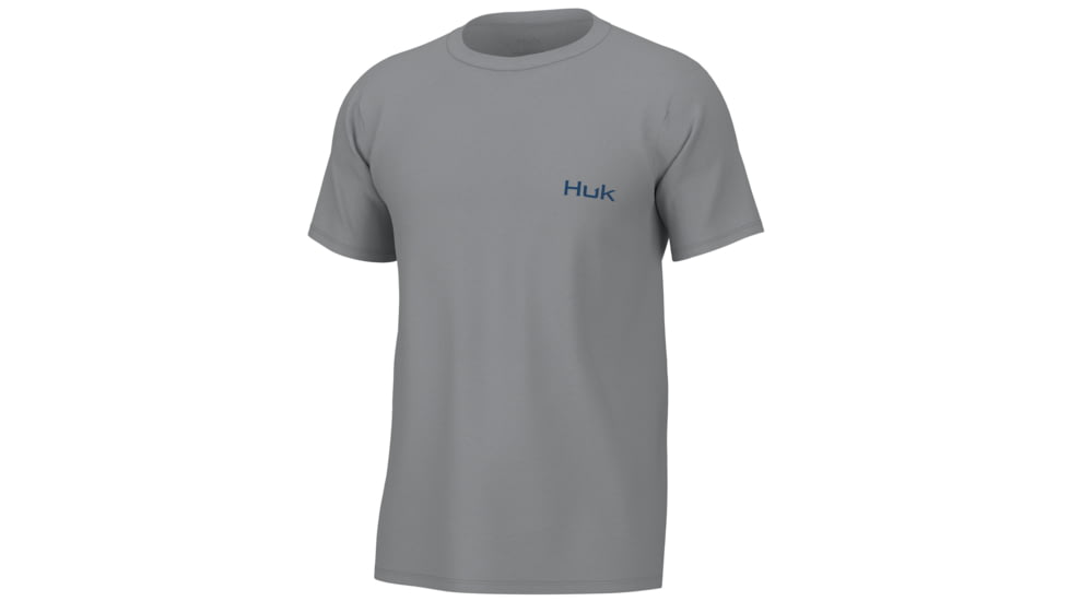 HUK Performance Fishing Kc Flag Fish Tee - Mens, Harbor Mist, Large, H1000415-034-L