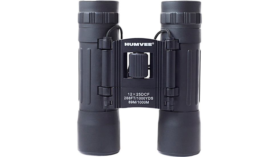 Humvee Compact Rubber Binocular - 12 X 25 - HMV-B-12X25B