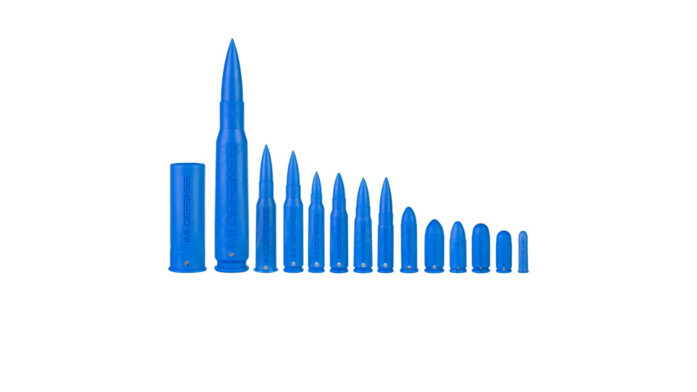 IMI Defense Dummy Bullet 022 LR - 25 Pieces, Blue, IMI-DB022BLUE