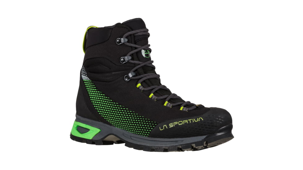 La Sportiva Trango TRK GTX Hiking Shoes - Mens, Black/Flash Green, 43.5, 31D-999724-43.5